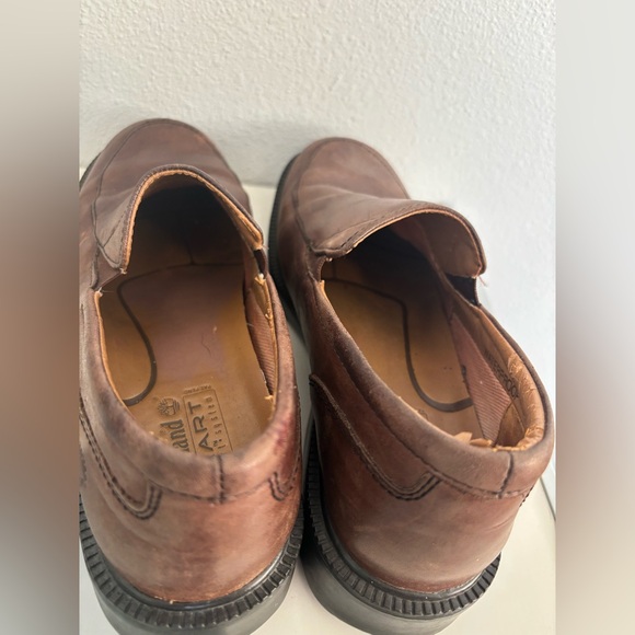 TIMBERLAND SMART COMFORT LEATHER SLIP ON PLATFORM CLOGS SZ 8 - Picture 5 of 7